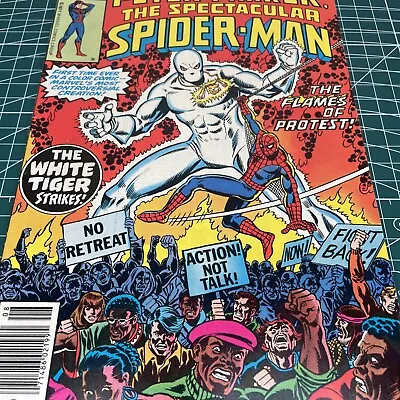 Buy Spectacular Spider-Man #9 (1977)KEY 1st Appearance White Tiger Buscema Low Grade • 10.10£
