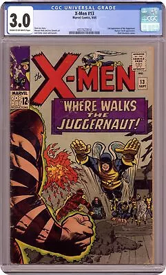 Buy Uncanny X-Men #13 CGC 3.0 1965 4337623010 • 192.35£
