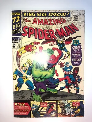 Buy Amazing Spider-Man King-Size Special #3 - Very Nice Mid Grade Copy • 38.83£