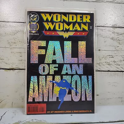 Buy DC Comics Wonder Woman #100 1995 Fall Of An Amazon Vintage Comic Book Sleeved • 7.76£