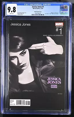 Buy Jessica Jones #1 CGC 9.8 WP (2016) Hip Hop Variant Cover (Marvel) • 77.66£