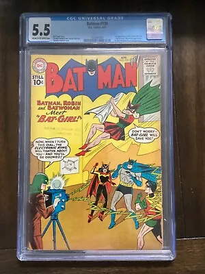 Buy Batman #139 (1961) Batwoman Appearance 1st Original Bat-Girl Betty Kane CGC 5.5 • 465.97£