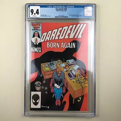 Buy Daredevil #230 (1986) CGC 9.4, Sister Maggie Reveal, Born Again Part 4 • 58.25£