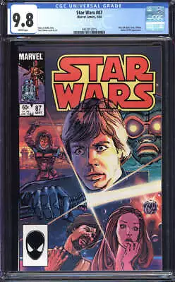 Buy Star Wars #87 Cgc 9.8 White Pages // Marvel Comics 1984 • 132.02£