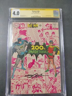 Buy Batman 200 Cgc Signature Series 4.0 Signed By Neil Adams • 310.64£