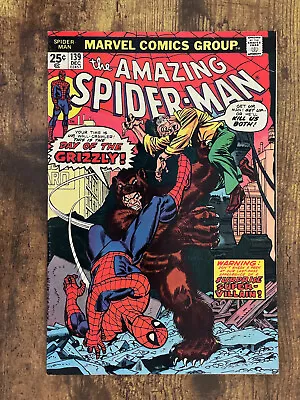 Buy Amazing Spider-Man #139 - GORGEOUS HIGHER GRADE - 1st App Grizzly - Marvel 1974 • 7.38£
