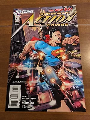 Buy Action Comics #1 (2011) Grant Morrison Must Sell Pay Rent Make Offer! • 7.77£