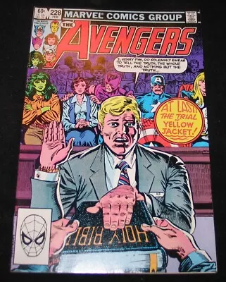 Buy 1982 Marvel THE AVENGERS #228 (NEAR MINT COPY) Trial Of Yellow Jacket • 3.84£