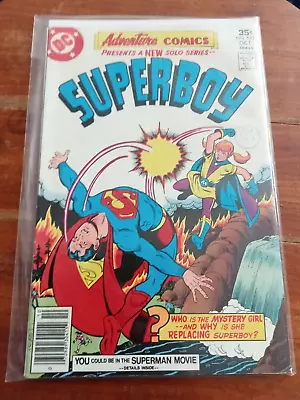 Buy Adventure Comics #453 Oct 1977 (FN+) Starring Superboy Bronze Age • 2£