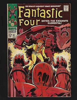 Buy Fantastic Four #81 FN Kirby Sinnott Crystal (Inhumans) Joins FF Wizard • 13.19£