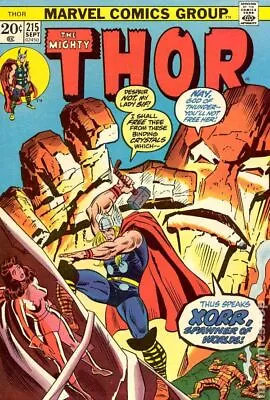 Buy Thor #215 FN- 5.5 1973 Stock Image Low Grade • 6.85£