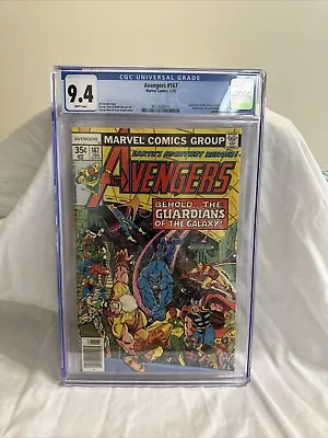 Buy The Avengers #167 1978 1st Meeting W/ Guardians Of The Galaxy CGC 9.4 GRADED • 52.54£