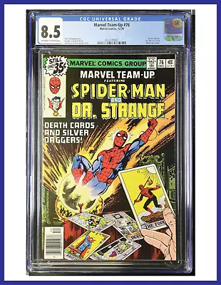 Buy Marvel Team-Up #76 (Marvel 12/78) | Graded CGC 8.5 | Clea & Wong Appearance • 27.18£
