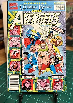 Buy Avengers Annual 21 Citizen Kang NEWSSTAND NM+ • 10.06£