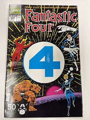 Buy Fantastic Four #358 (Nov 1991, Mavel) [1st App. Paibok The Power Skrull] Die-Cut • 7.76£