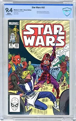 Buy Star Wars   #82  CBCS  9.4   NM  White Pgs  4/84 Admiral Ackbar, Plif, Rik Duel, • 42.71£