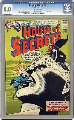 Buy House Of Secrets #65 CGC 8.0 1964 1074836012 • 89.31£