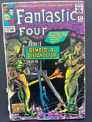 Buy Fantastic Four#37 (Marvel 1965) 1st-Anelle-Death Of Morrat/ Skrulls-Lower Grade • 10.25£