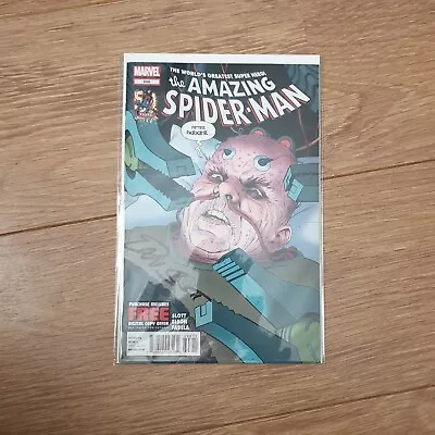 Buy Amazing Spider-Man #698 (Marvel 2013) First Printing Signed By Dan Slott • 20£