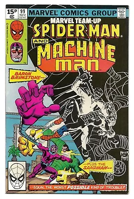 Buy Marvel Team-Up #99 (Vol 1) : VF : Spider-Man And Machine Man • 3.50£