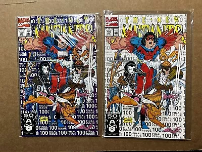 Buy The New Mutants 100 - 1st, & 3rd Print (MARVEL COMICS, 1991 • 7.38£