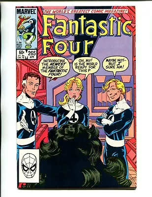 Buy Fantastic Four 265 Very Fine+ W Pgs V. 1 1984! She-hulk Joins The Fantastic Four • 10.09£
