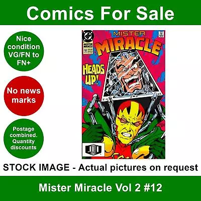Buy DC Mister Miracle Vol 2 #12 Comic - VG/FN+ 01 January 1990 • 3.49£