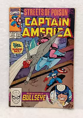 Buy Marvel Comics Captain America Issue #373 Direct Edition July 1990 • 5.43£