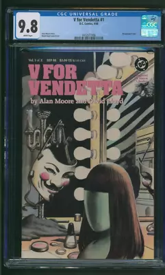 Buy V For Vendetta #1 CGC 9.8 DC Comics 1988 • 147.52£