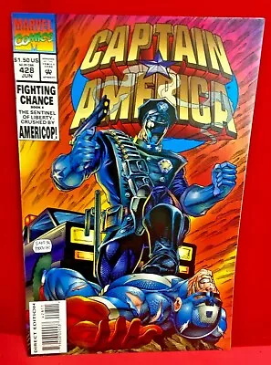 Buy Captain America #428 1st Appearance Of Americop Marvel Comics 1994 D1 • 3.88£