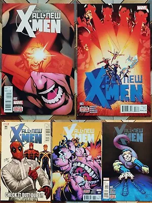 Buy ALL-NEW X-MEN #2, 3, 4, 6, 7 (Marvel 2016) Set Of 5 BAGLEY Art & HOPELESS Story • 13.96£