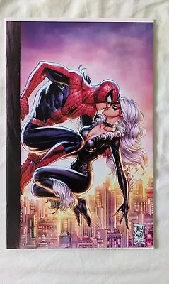 Buy Amazing Spider-Man #13 - Tony Daniel Black Cat Kiss Virgin Variant - NM • 10£