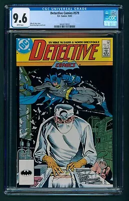 Buy Detective Comics #579 (1987 DC) CGC 9.6 White! Batman! Crime Doctor! Two-Face! • 61.35£