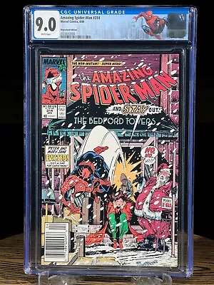 Buy AMAZING SPIDER-MAN #314 Newsstand CGC 9.0 1989 Todd McFarlane • 58.25£