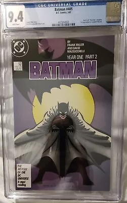 Buy Batman #405 CGC 9.4 • 38.83£