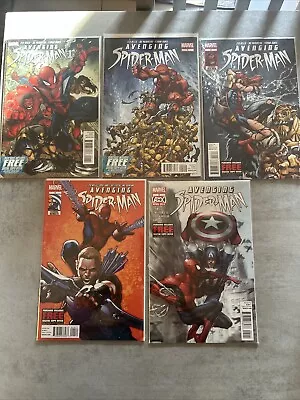 Buy Marvel Comics Avenging Spiderman Issues 1,2,3,4,5 #1-5 Run Lot Bundle Avengers • 12.50£