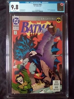 Buy Batman #492 CGC 9.8 Knightfall Part 1 First Print Combined Shipping Available! • 75.14£