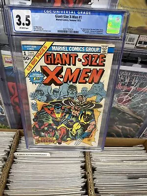 Buy Giant-Size X-Men #1 1st App. New X-Men Wolverine Marvel Comic 1975 CGC 3.5 🔥🔑 • 1,359.06£