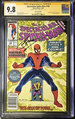 Buy * Spectacular SPIDERMAN #158 CGC 9.8 SS Conway NEWSSTAND! Cosmic! (2768949020) * • 489.22£