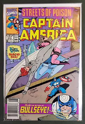 Buy Captain America #373 - Marvel Comics -- Late July 1990 (Bag & Board) • 4.66£