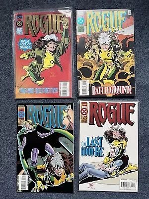 Buy Marvel Comics ROGUE #1, 2, 3, 4 FULL SET, 1995 Ltd Series Foil Covers X-Men • 24.99£