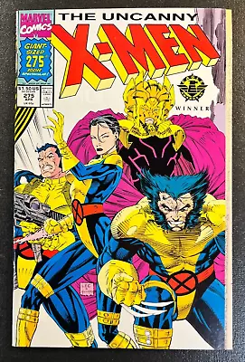 Buy Uncanny X Men 275 DOUBLE SIZED GATE FOLD COVER Jim LEE Wolverine V 1 Marvel • 11.65£