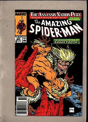 Buy AMAZING SPIDER-MAN #324_NOV 1989_NM-_SABRETOOTH_CAPTAIN AMERICA_TODD McFARLANE! • 0.99£