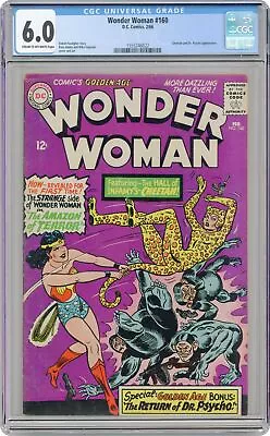 Buy Wonder Woman #160 CGC 6.0 1966 1555246022 1st SA App. Cheetah • 260.16£