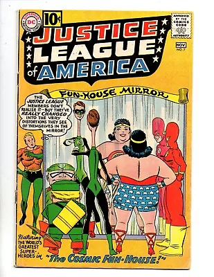 Buy Justice League Of America #7  Vg+ 4.5   The Cosmic Fun-house  • 76.88£