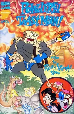 Buy Ren & Stimpy Special Powdered Toastmans Cereal Serial #1 (1995) Vf/nm Marvel • 24.95£
