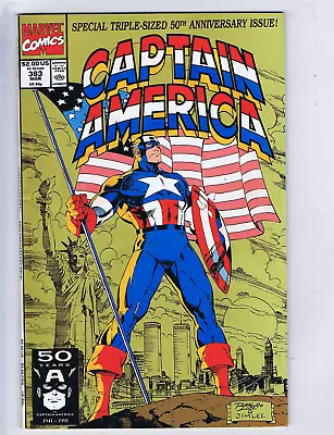Buy Captain America, Vol. 1 383A Direct Edition 50th Anniversary Ron Frenz | Mark Gr • 4.62£