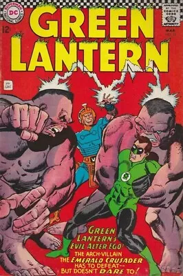 Buy Green Lantern #51 (1967) Fn/vf 7.0  Green Lantern's Evil Alter Ego!  • 30£