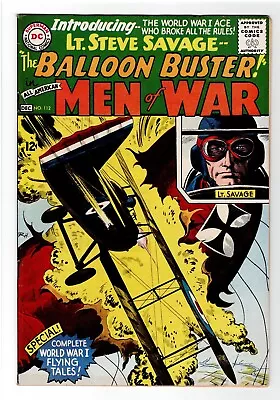 Buy All-American Men Of War 112 (DC 1965) 7.5 VF- 1st BALLOON BUSTER DC WAR KEY • 44.27£