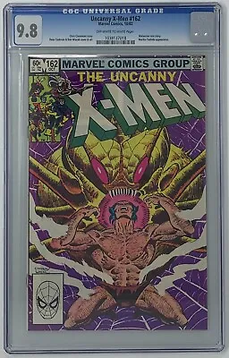 Buy Uncanny X-men #162 CGC 9.8 1982 Wolverine Solo Story • 116.49£